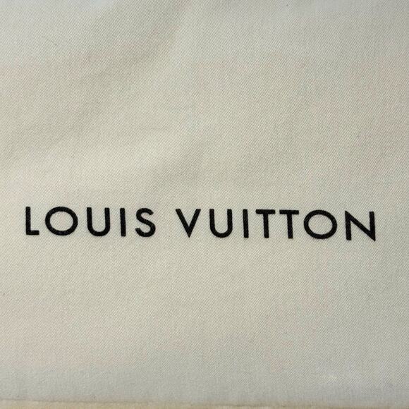 Upcycled Home Decor Pillow Made from Authentic Designer Dust Bag 11x21 - Picture 6 of 6